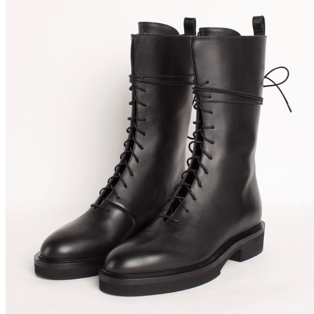 KHAITE
Conley leather boots size 38.5